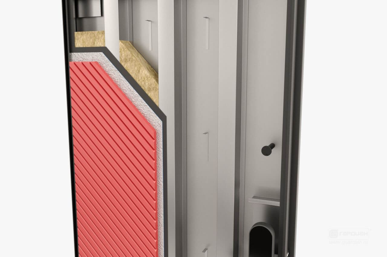 Стальная дверь Smart 70 Гардиан® – Дополнительная теплоизоляция