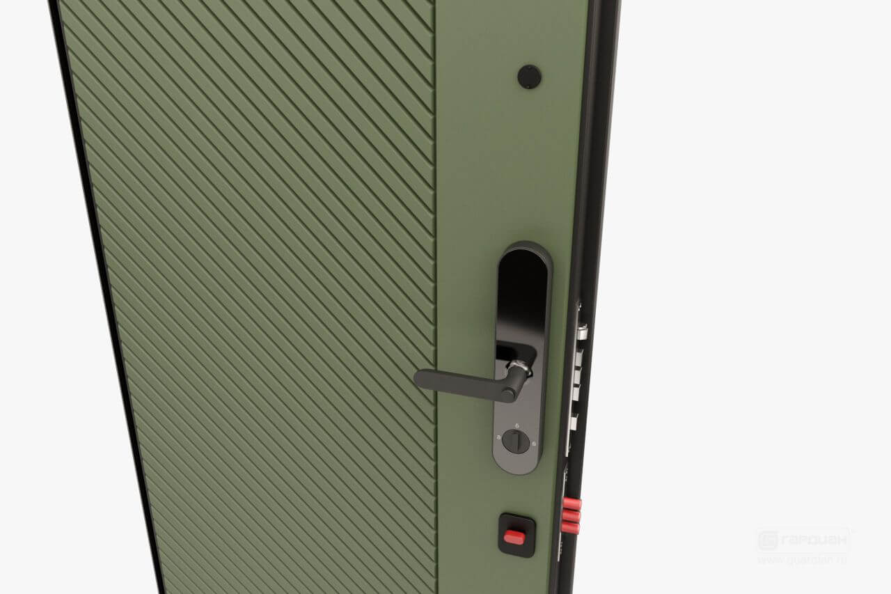 Стальная дверь Smart 70 Гардиан® – Функциональная задвижка