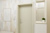 Входная дверь Гардиан в интерьере с отделкой Мистраль 01 Л 14